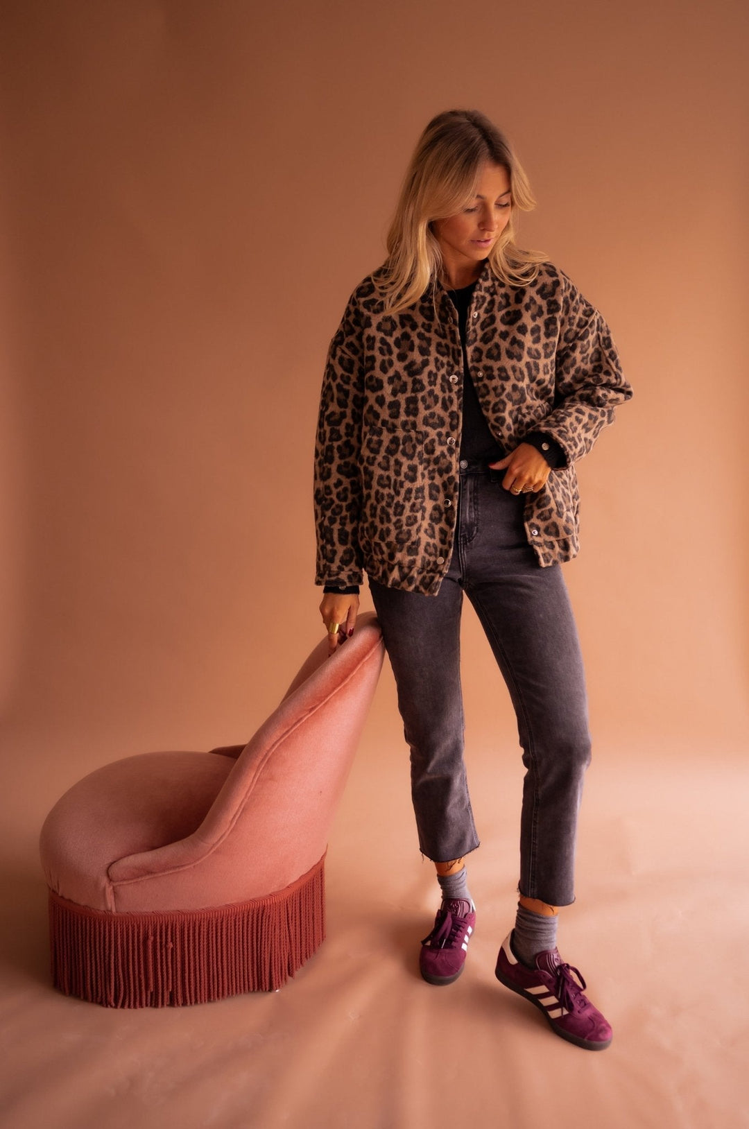 Veste Courte Léopard Pour Femmes | Chic