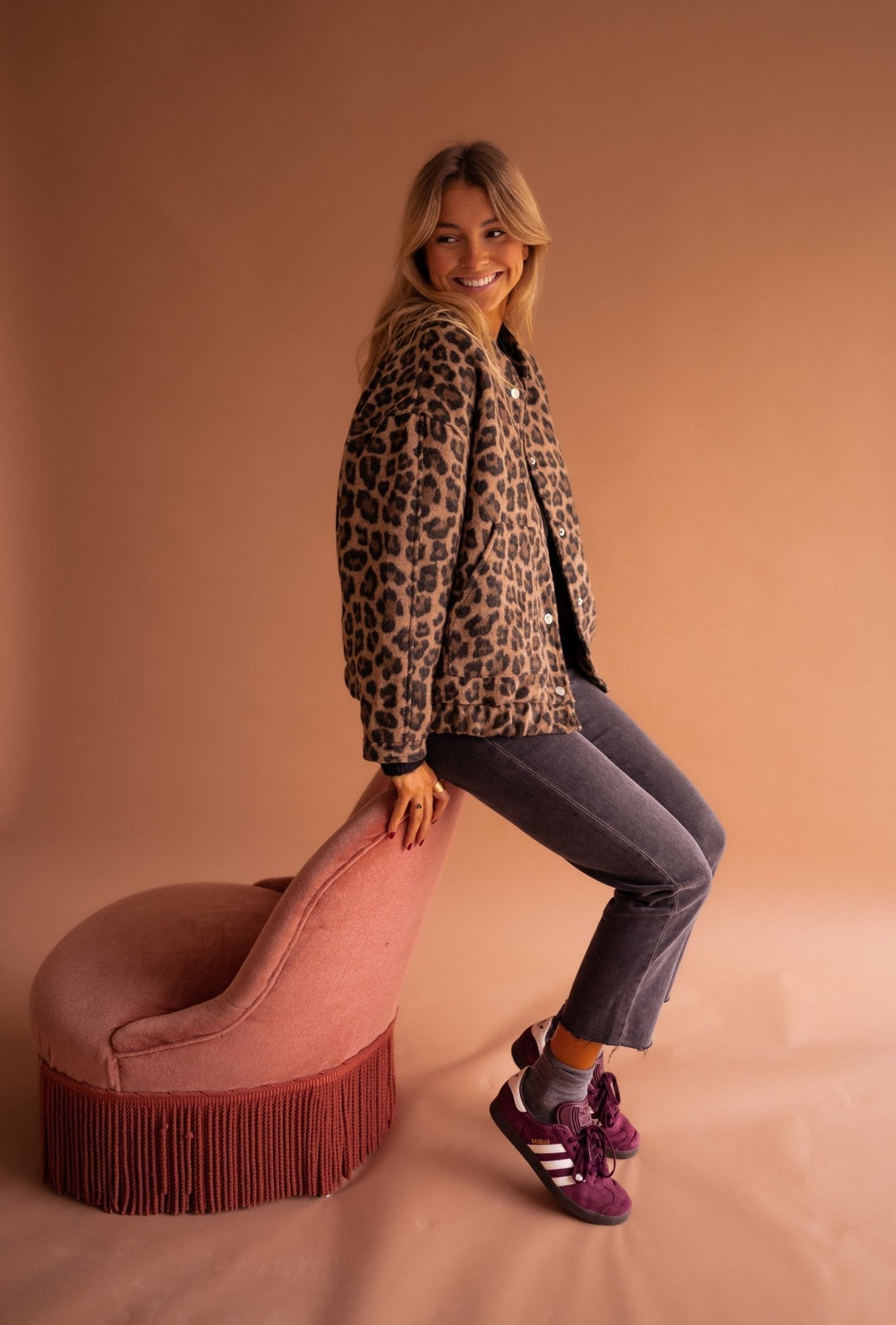 Veste Courte Léopard Pour Femmes | Chic
