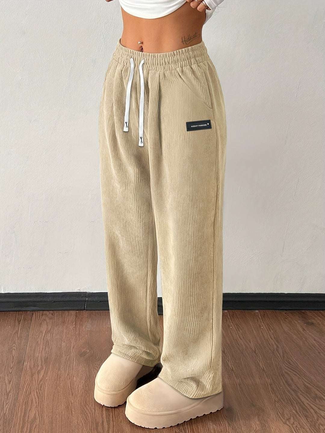 Pantalon Jogging Large Pour Femme | Calyra