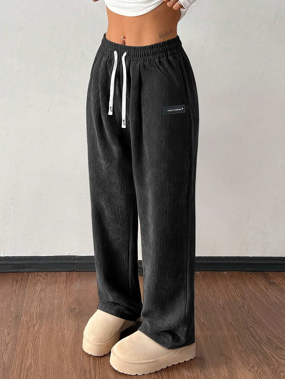 Pantalon Jogging Large Pour Femme | Calyra