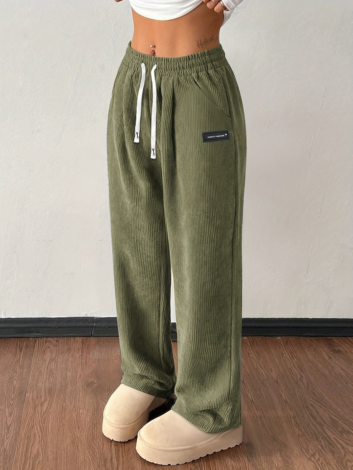 Pantalon Jogging Large Pour Femme | Calyra