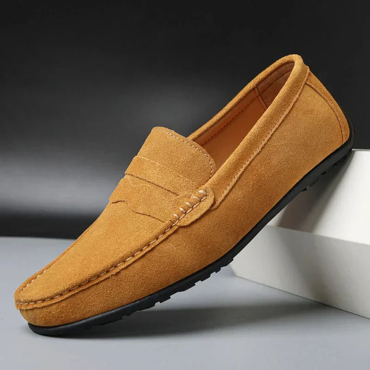 Mocassins élégants à enfiler silhouette épurée pour homme | Aldrin