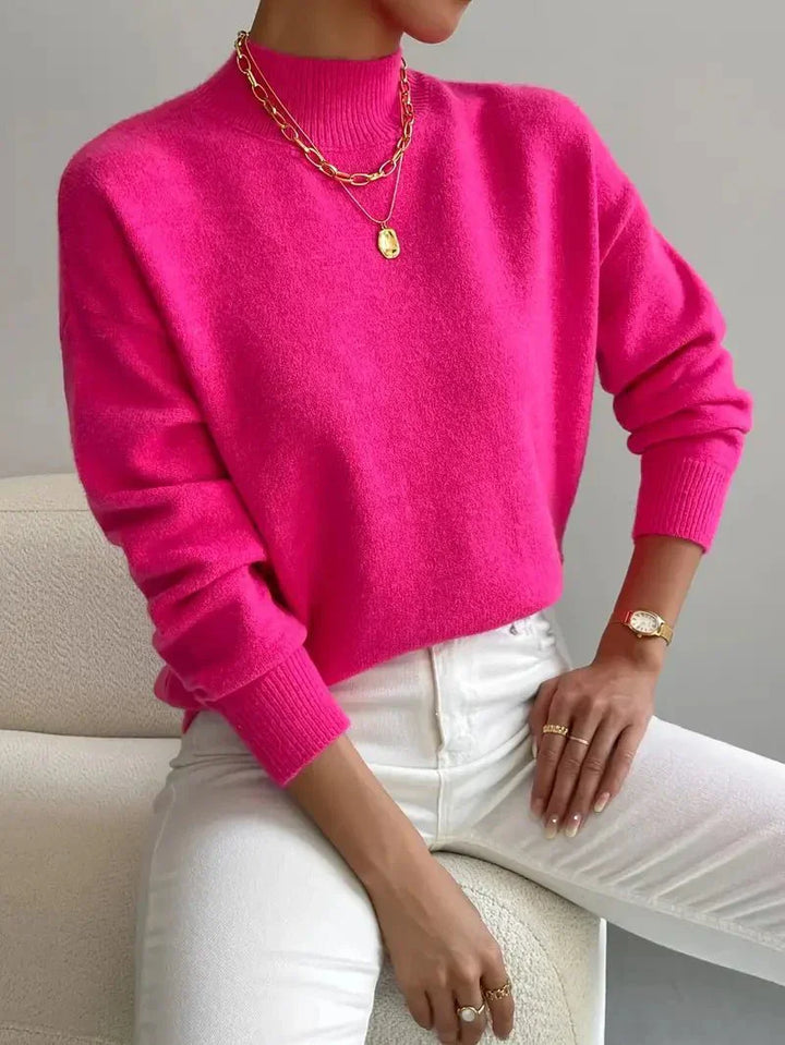 Pull col roulé élégant pour femme | Alméa