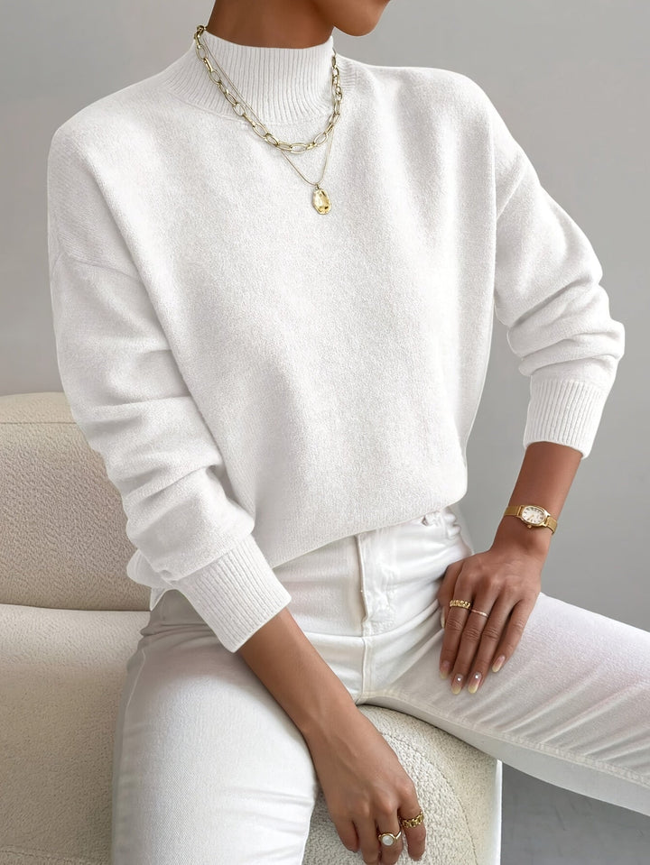 Pull col roulé élégant pour femme | Alméa