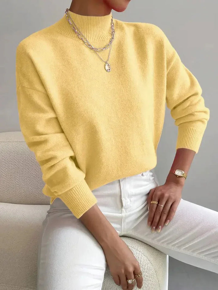 Pull col roulé élégant pour femme | Alméa