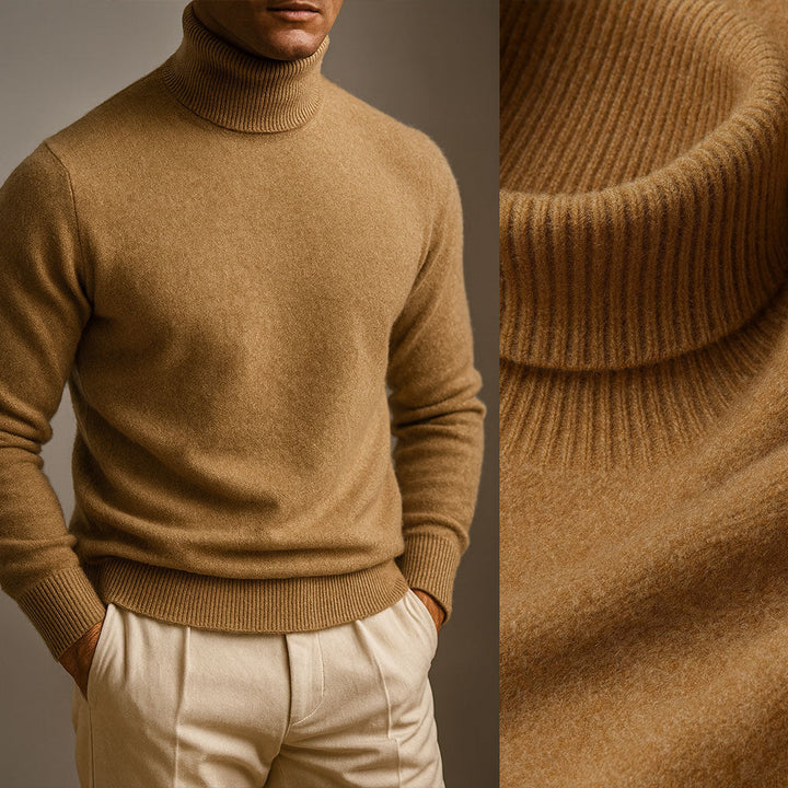 Pull col roulé élégant pour homme | Orvian