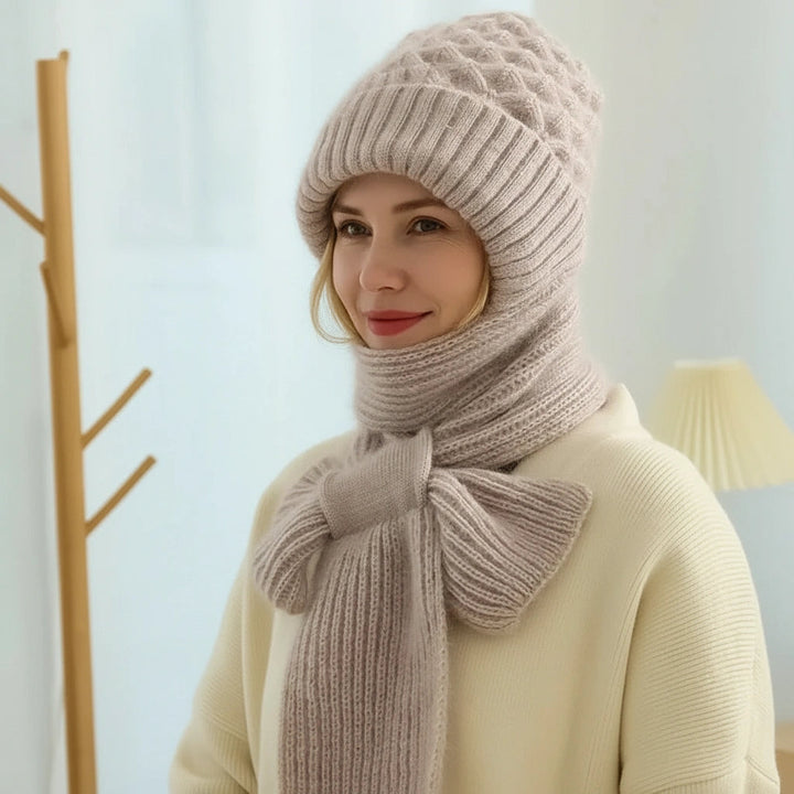 Ensemble Bonnet et Écharpe Doux Pour Femme | Frostelle