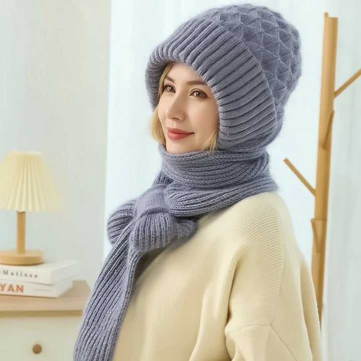 Ensemble Bonnet et Écharpe Doux Pour Femme | Frostelle