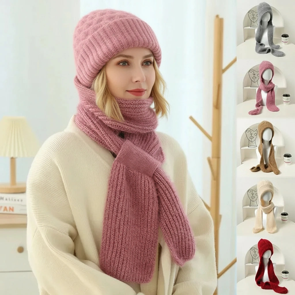 Ensemble Bonnet et Écharpe Doux Pour Femme | Frostelle