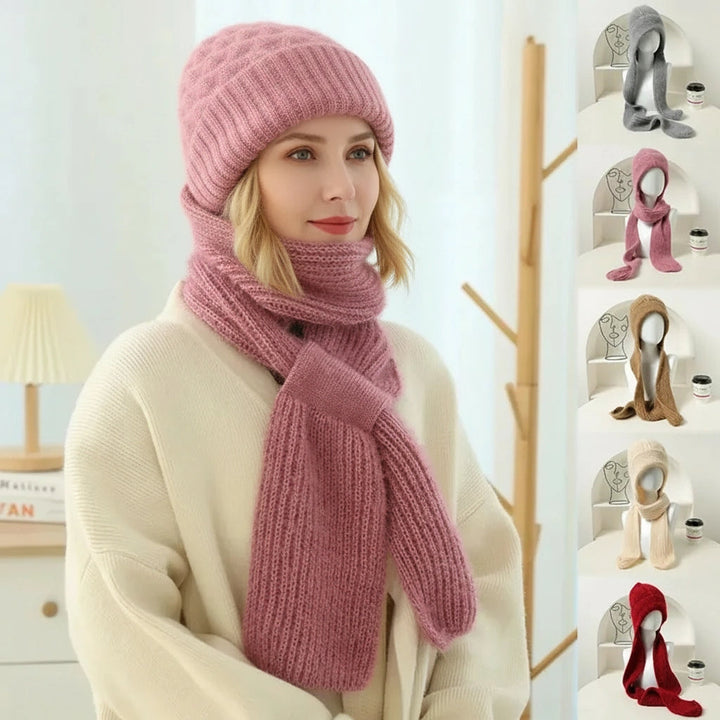 Ensemble Bonnet et Écharpe Doux Pour Femme | Frostelle