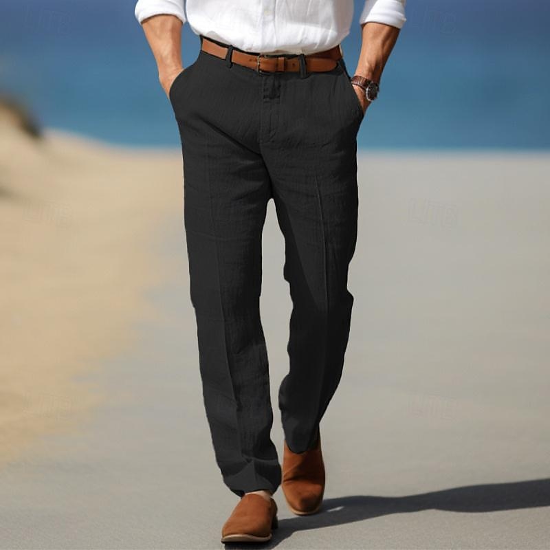 Pantalon élégant à coupe ajustée pour homme | Matteo