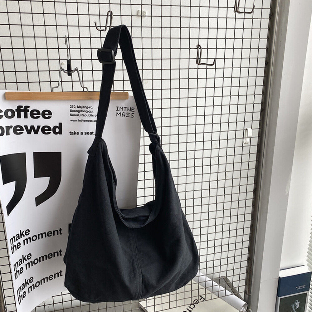 Sac bandoulière oversize en toile durable