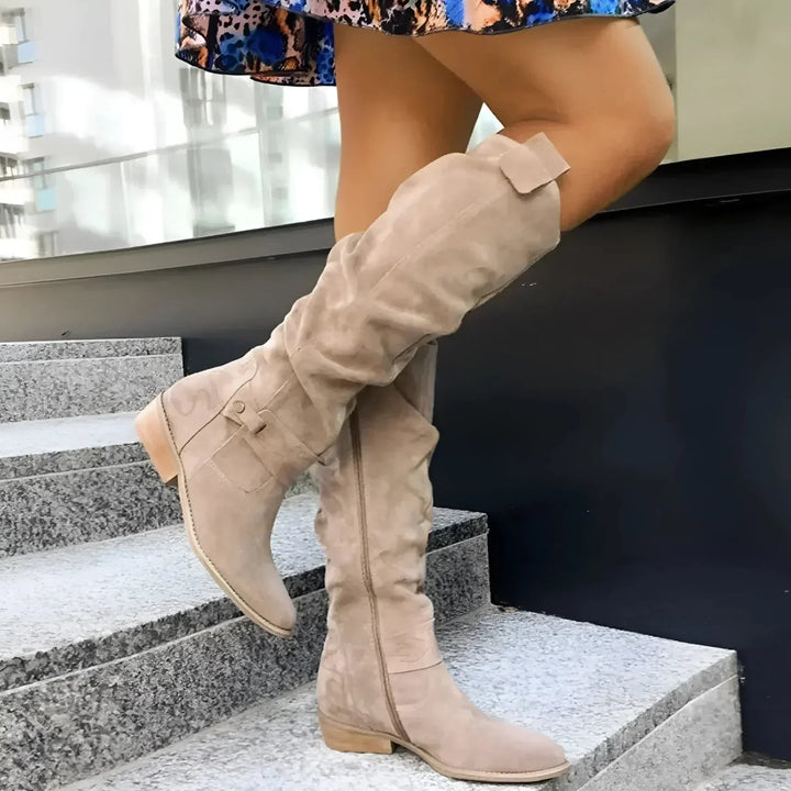 Bottines femme élégantes polyvalentes automne-hiver