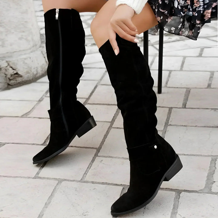 Bottines femme élégantes polyvalentes automne-hiver