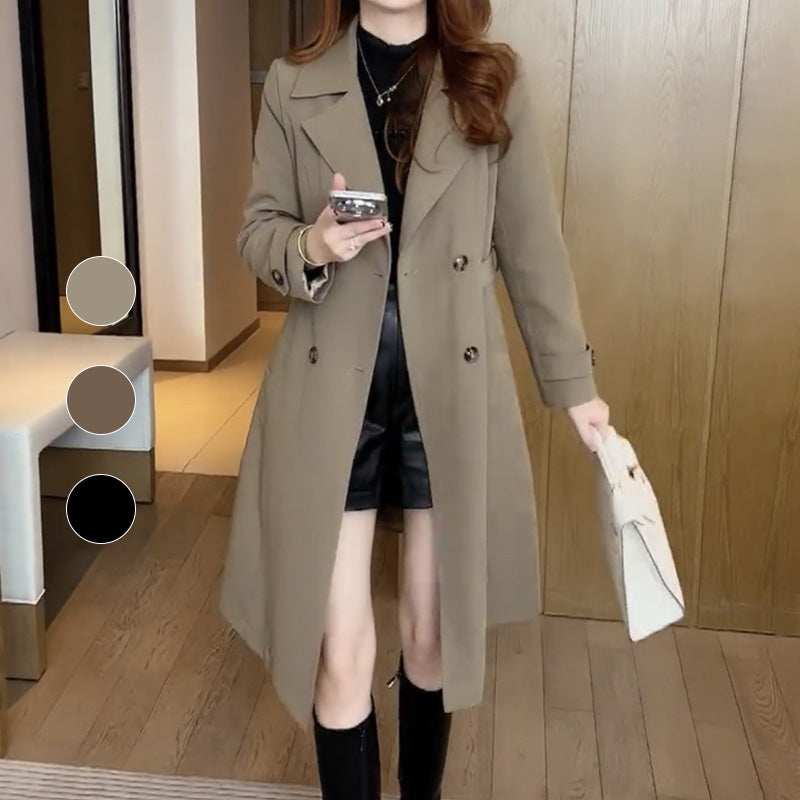 Manteau Trench Sophistiqué Kath Pour Femme | Chaleur et Élégance