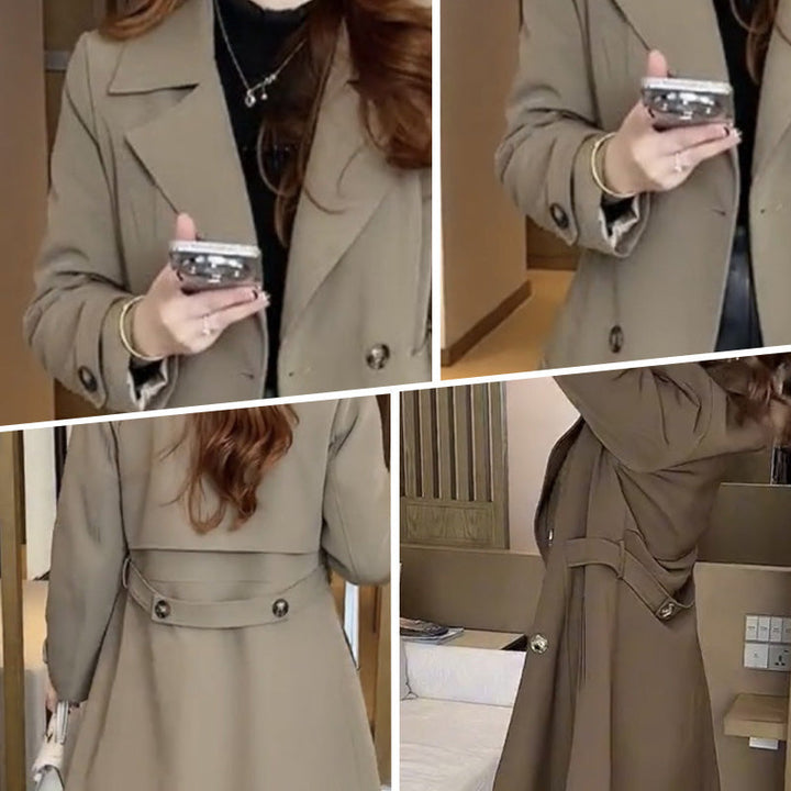 Manteau Trench Sophistiqué Kath Pour Femme | Chaleur et Élégance