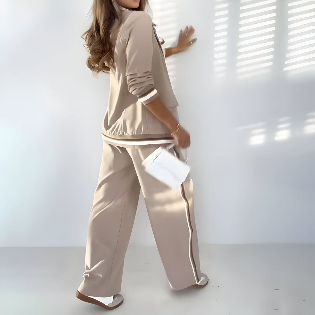 Ensemble Rayé Chic Pour Femme | Antoinette