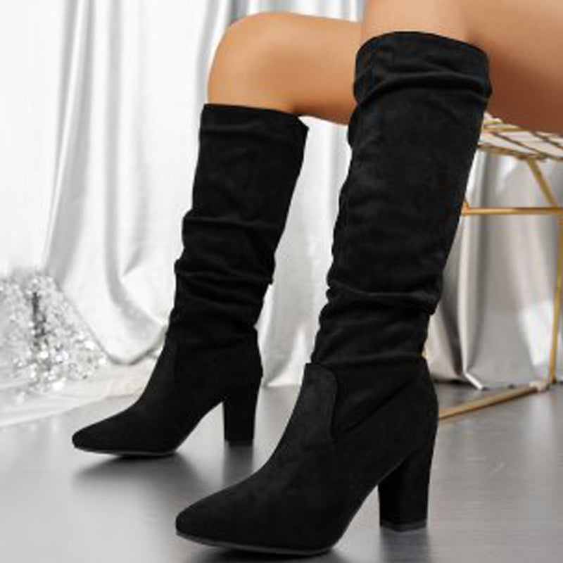 Bottes à Talons Hauts Élégantes pour Femme | Arlena