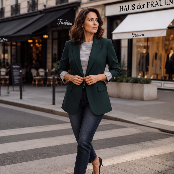 Camille | Blazer Structuré et Ajusté pour Femme