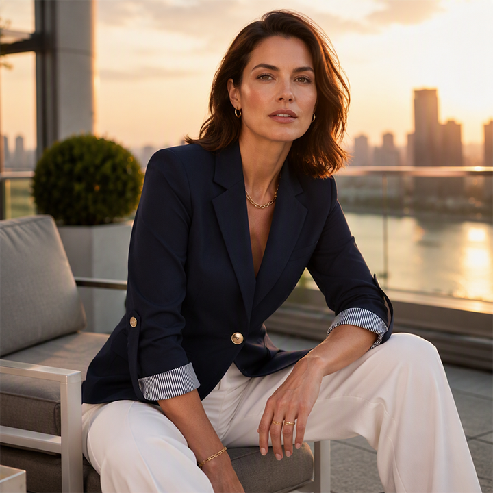 Camille | Blazer Structuré et Ajusté pour Femme