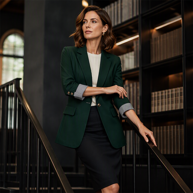 Camille | Blazer Structuré et Ajusté pour Femme