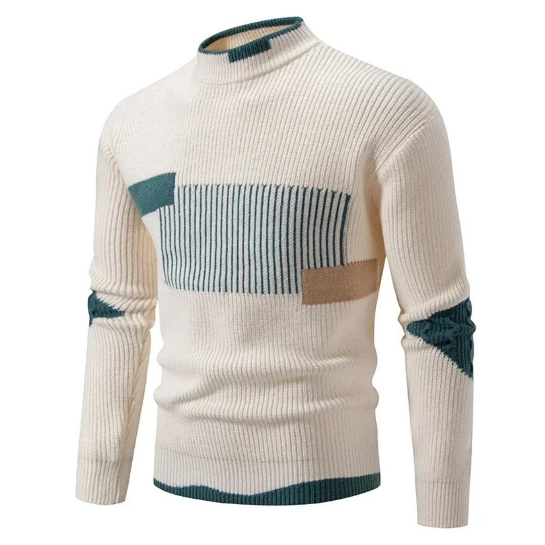 Pull à motifs contrastés pour homme | Ashford