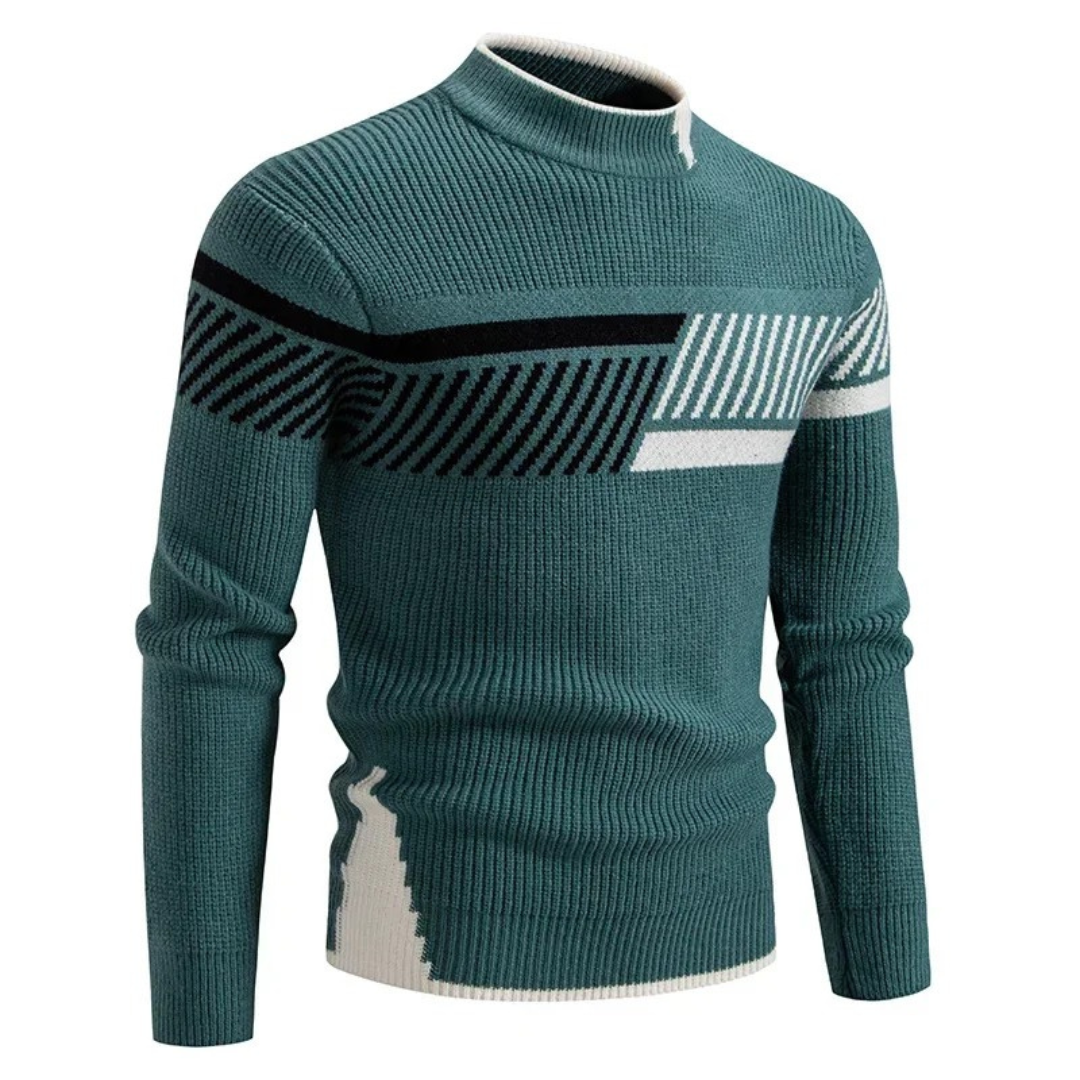 Pull à motifs contrastés pour homme | Ashford