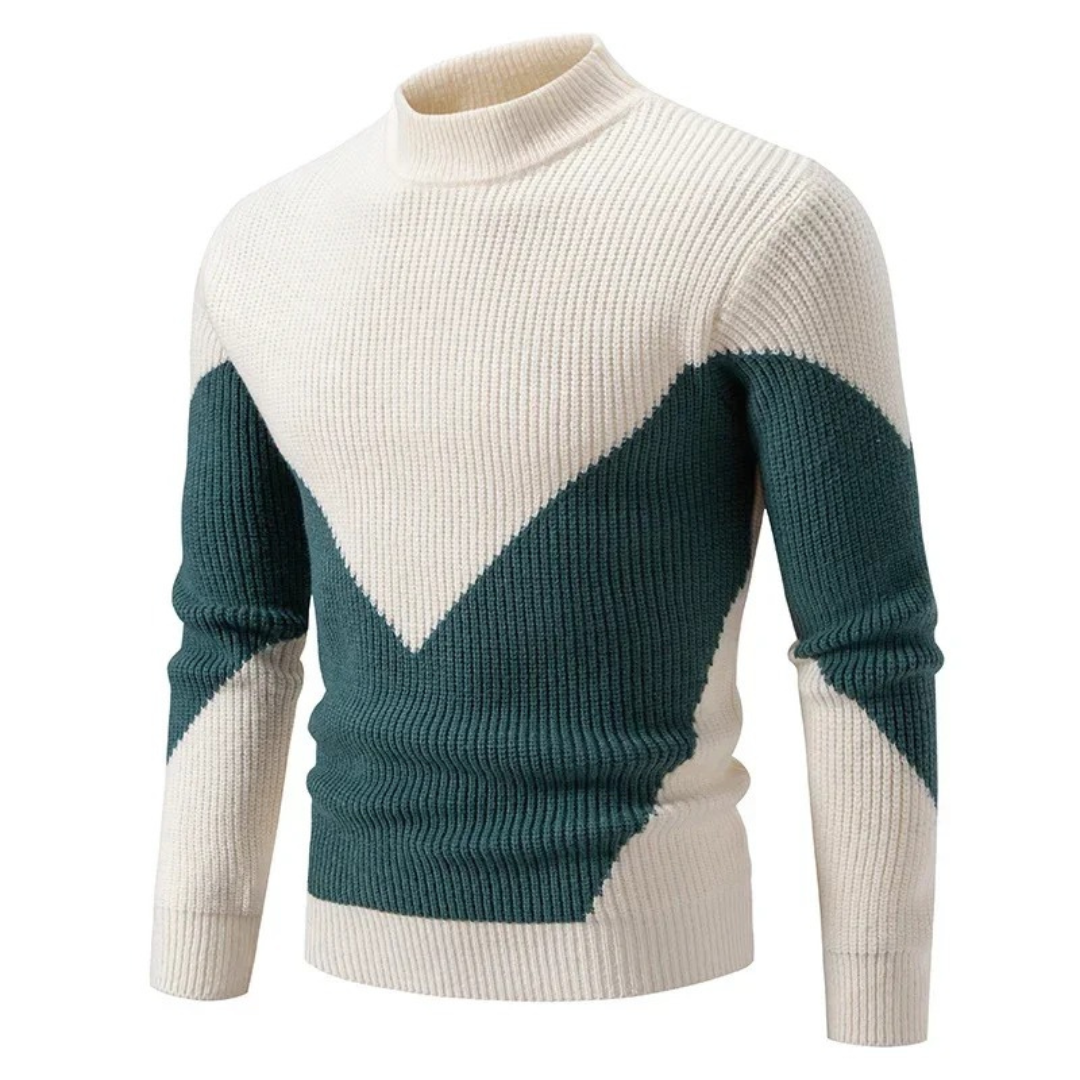 Pull à motifs contrastés pour homme | Ashford