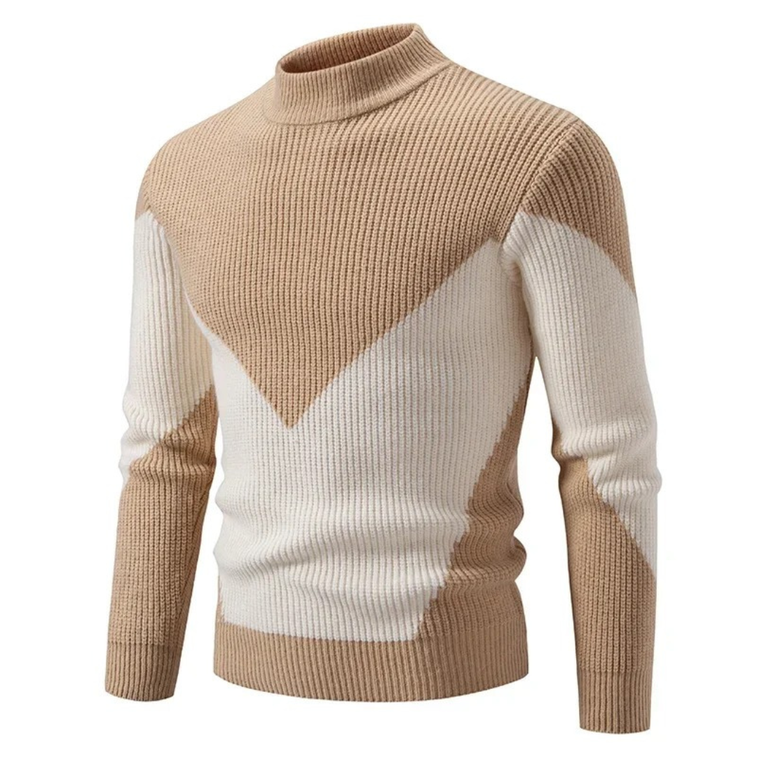 Pull à motifs contrastés pour homme | Ashford