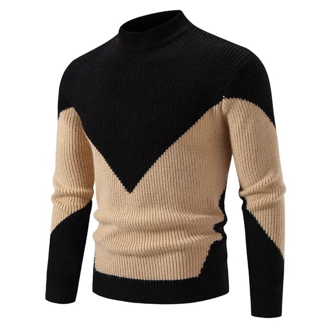 Pull à motifs contrastés pour homme | Ashford