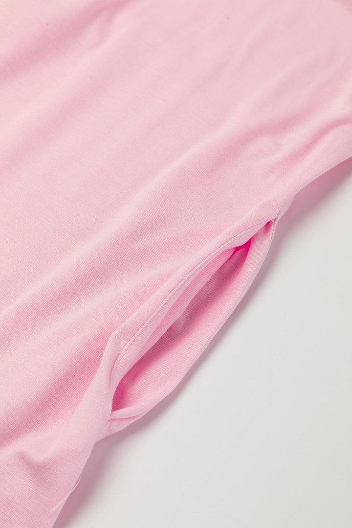 Robe longue fluide col V