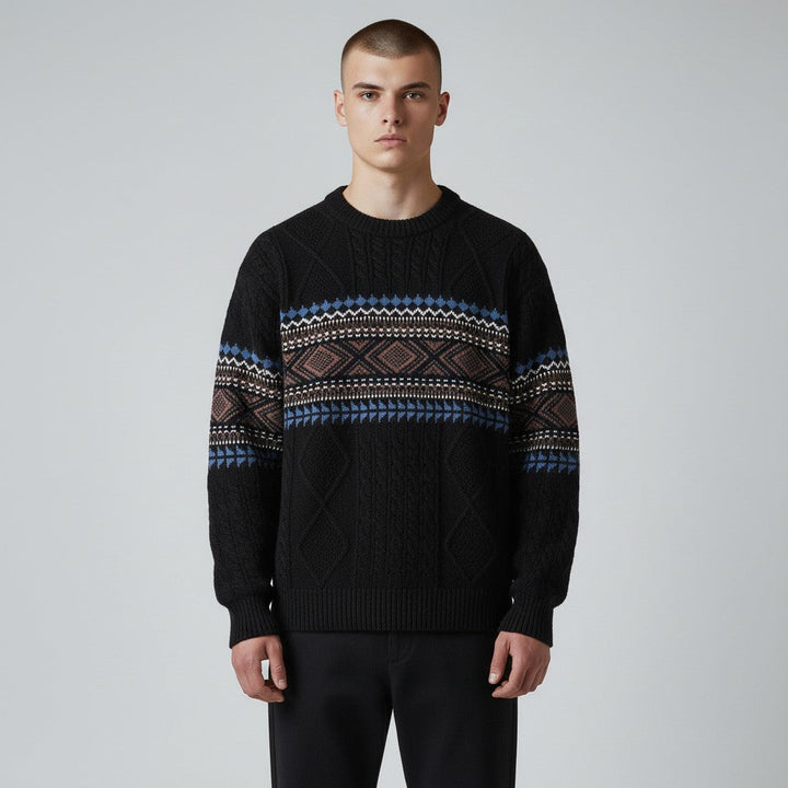 Pull motif nordique pour homme | Eryndor