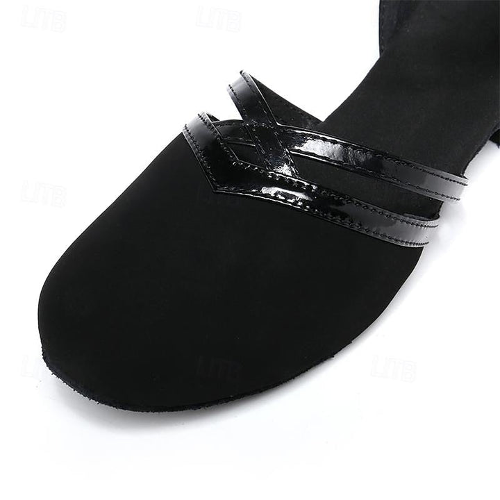 Chaussures confort à talons bas et bout arrondi