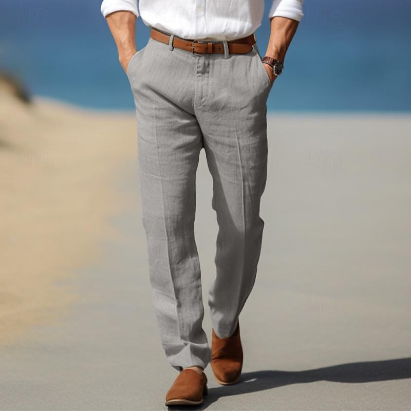 Pantalon élégant à coupe ajustée pour homme | Matteo