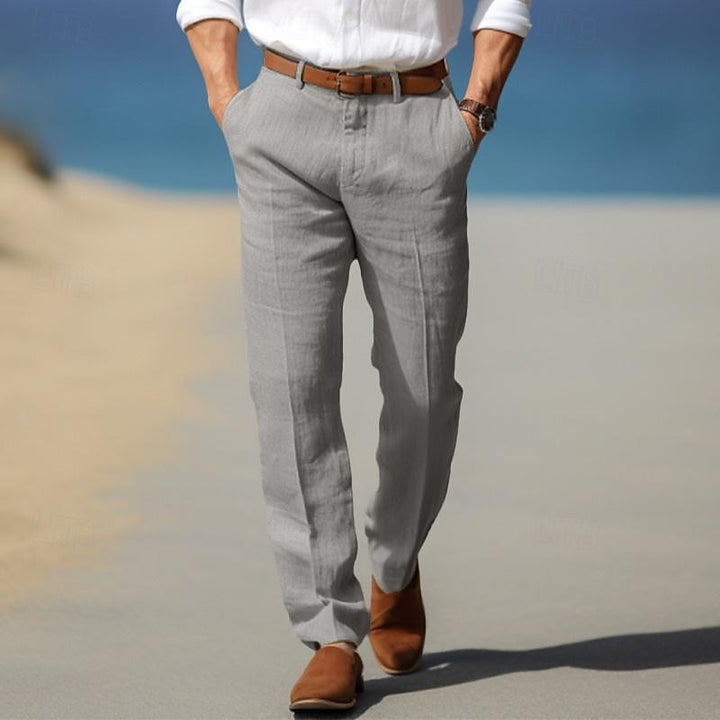 Pantalon élégant à coupe ajustée pour homme | Matteo