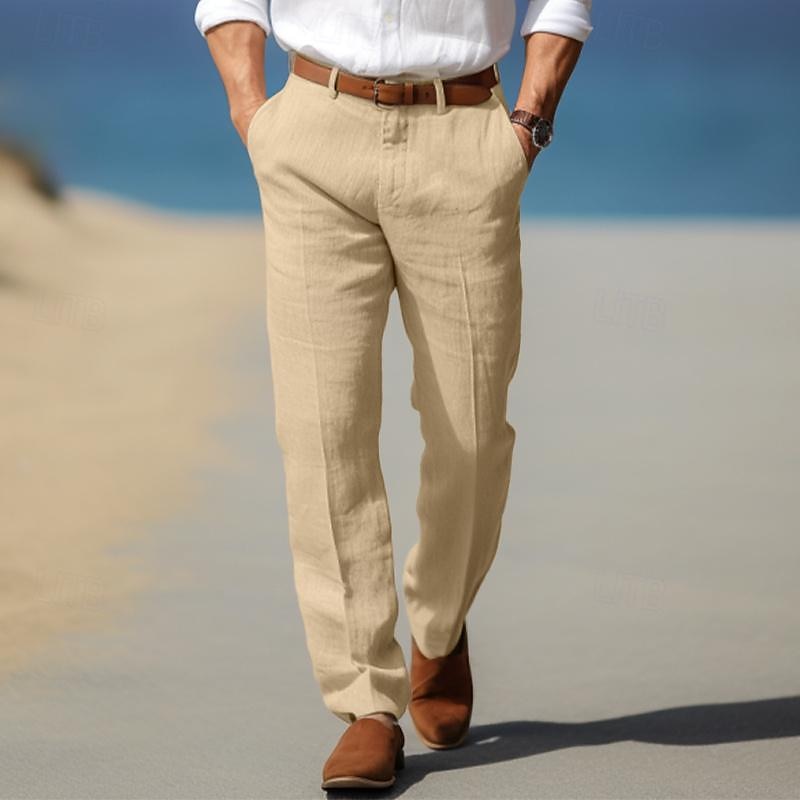 Pantalon élégant à coupe ajustée pour homme | Matteo